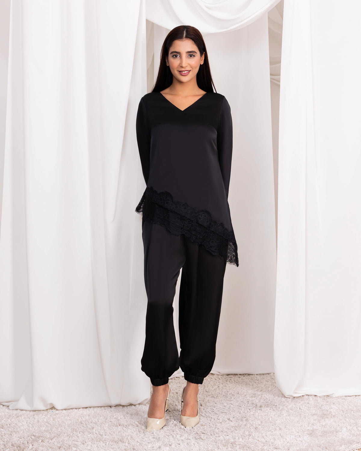 Balloon Pants – Midnight Black