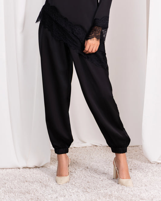 Balloon Pants – Midnight Black