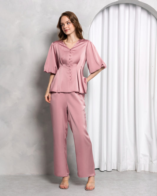 Aura Coord Set – Blush Pink