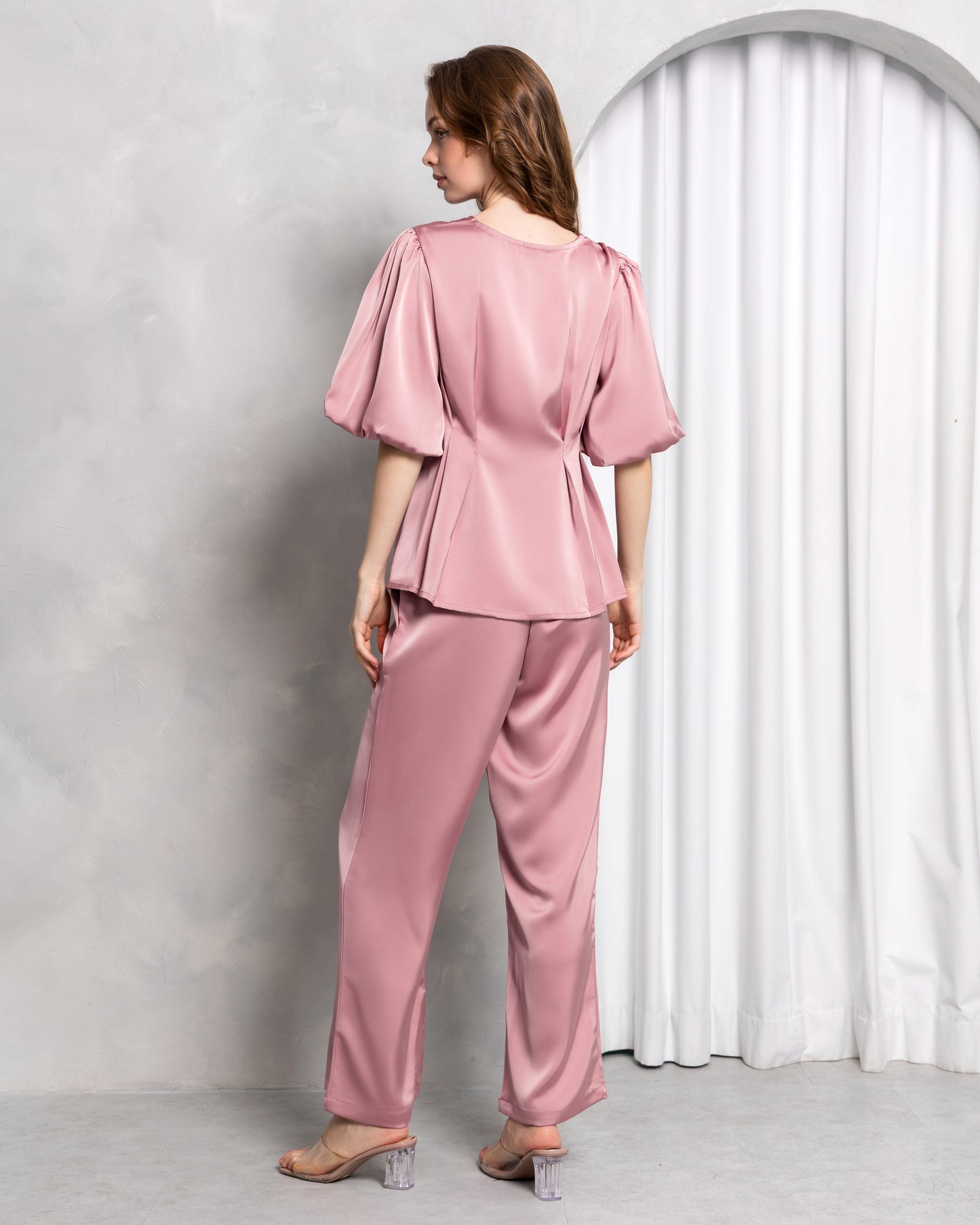 Aura Coord Set – Blush Pink