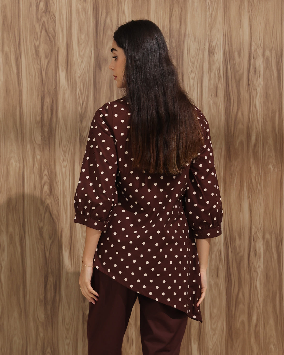 Polka Dot Diagonal Co-ord Set