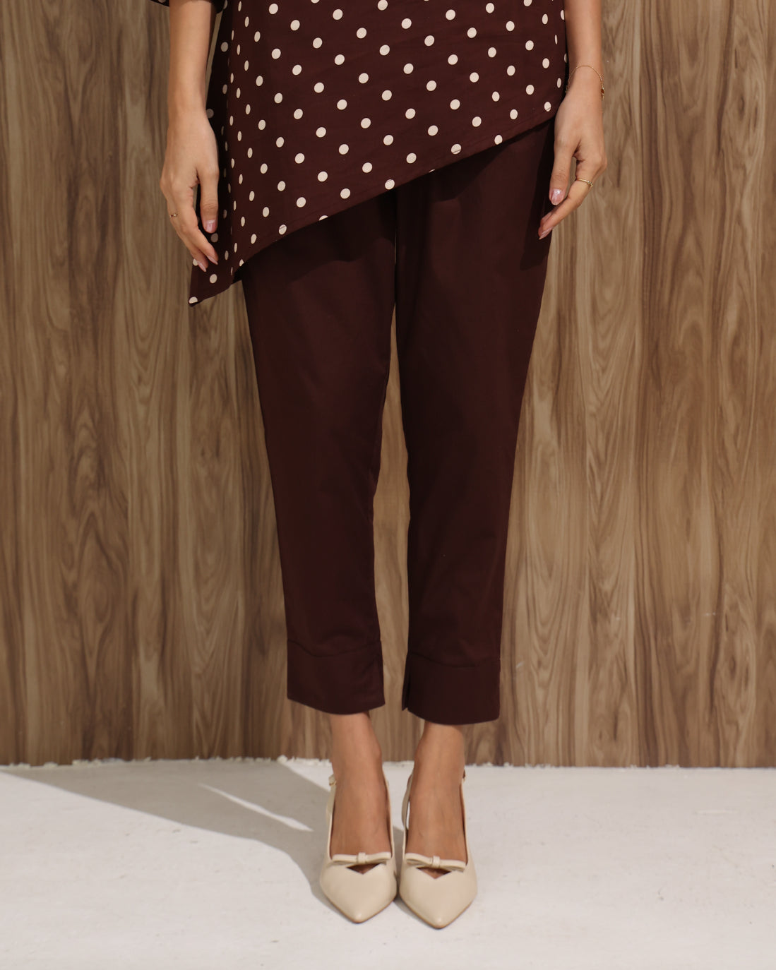 Polka Dot Diagonal Co-ord Set