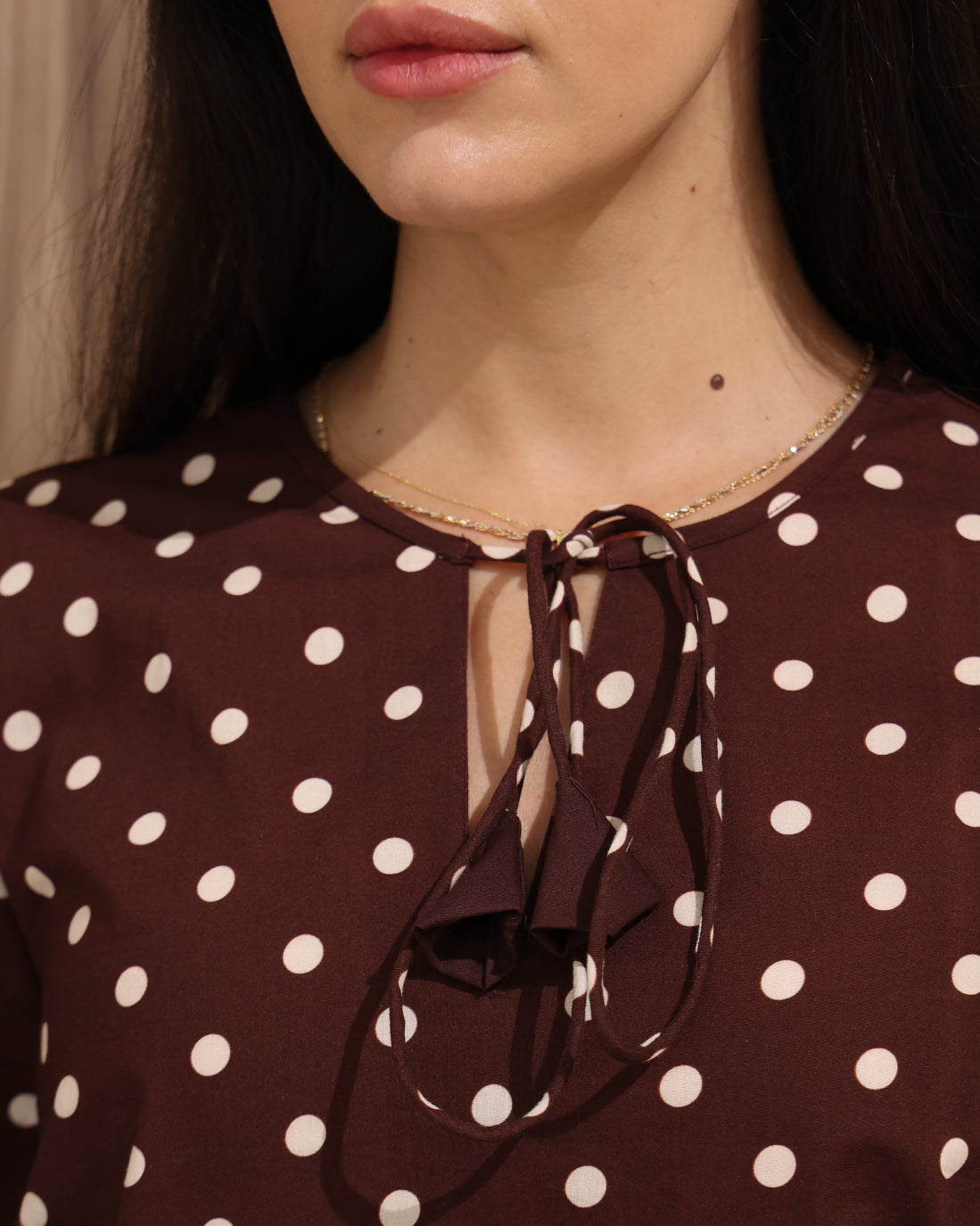 Polka Dot Diagonal Co-ord Set