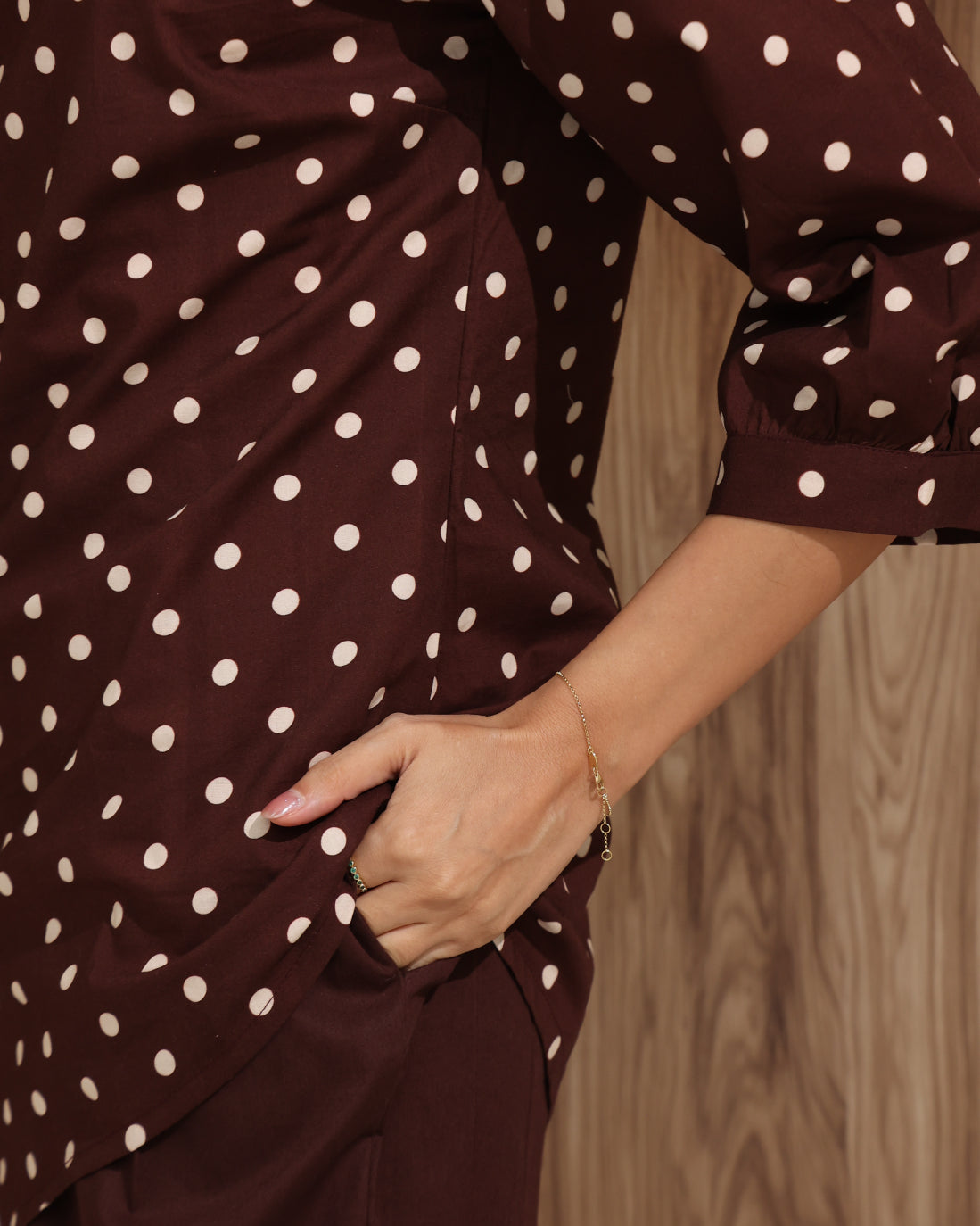 Polka Dot Diagonal Co-ord Set