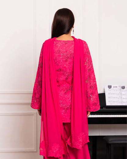Black Cutwork Suit